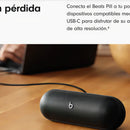 Parlante Bluetooth Beats Pill + Portátil Negro Mate 24 hrs de Autonomía Resistente al Agua Manos Libres