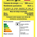 Estufa De Empotrar Challenger Acero 4 Puestos Sv 6860 Ei