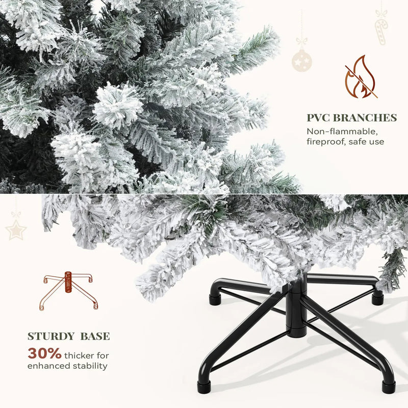 Yitahome Arbol De Navidad Artificial Lleno De Nieve, Pino De
