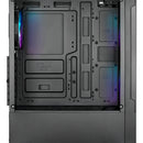 Gabinete Gamdias Talos E3 Mesh Mid Tower Rgb Vidrio Templado Color Negro