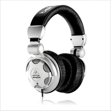 Fone de ouvido over-ear Behringer HPX2000 plateado e negro
