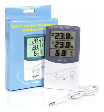 Termohigrómetro Digital + Batería + Imán + Sonda De 1.5 Metr