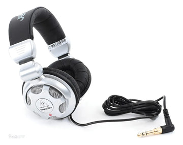 Fone de ouvido over-ear Behringer HPX2000 plateado e negro