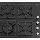 Estufa De Empotrar Tandoori Cristal Gas Natural Haceb 9002295 Color Negro
