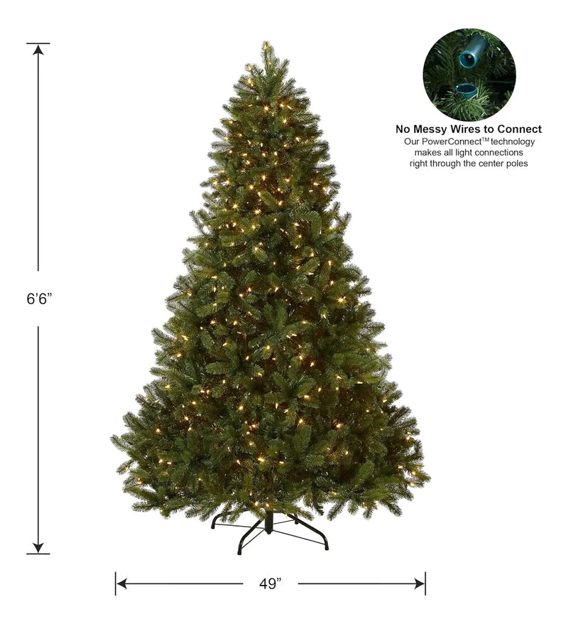 Árbol De Navidad Artificial Ultra Realista, 6.5 Pies