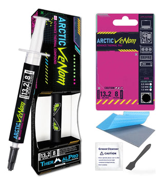 Combo Pasta Termica Y Pad 1.0 Mm Arctic Venom 13.2 Wmk