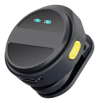 Microfono de Solapa Inalambrico Moneda con Cancelacion de Ruido 2 en 1 iPhone Android Tipo C Lavalier RunBike Lark Sx21 con Antipop Negro