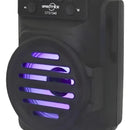 Mini Bocina Altavoz Bluetooth Speaker Usb Recargable Luz Rgb Negro