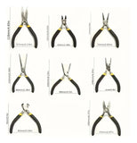 Juego De Pinzas - Mini Alicates 8 Unidades Multi Funcion Negro