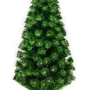 Árbol Fibra Óptica Luces Incorporadas 2.10 Mts Envio Gratis Verde