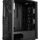 Gabinete Iceberg Turbo Z8 Ventiladores Incluido Color Negro
