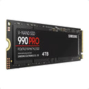 Disco Solido Ssd Samsung 990 Pro 4tb Pcie 4.0 7450 Mbs Nvme Color Negro