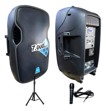 Cabina Activa Audio Sound 15 Pulgadas 7000 700w Bluetooth Negro
