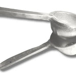 Exprimidor De Naranjas Manual/aluminio Fundido Plateado