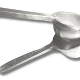 Exprimidor De Naranjas Manual/aluminio Fundido Plateado