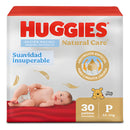 Oft Pañal Huggies Natural Care Cotton Etapa 1 X30 Und Pequeño (p) Multicolor