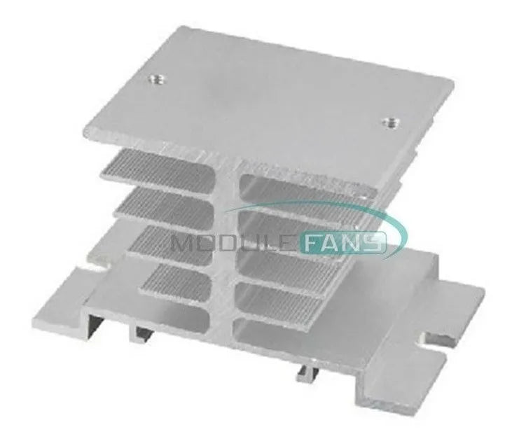 Disipador De Aluminio Base Reles De Estado Solido Foltek