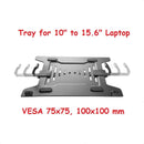 Soporte Adaptador Vesa Universal Laptop 10~15.6 Techgo Plh-2 Negro