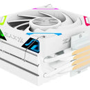 Cooler Cpu Xyz Thermax 4 White Vortex Argb Fan Pwm Control