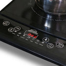 Estufa De Induccion 1 Puesto Home Elements Estufa Portatil Negro