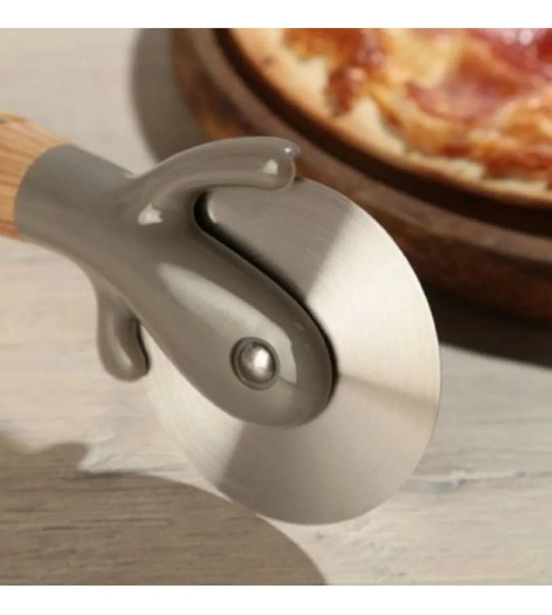 Cortador Pizza Acero Mango Wood Home