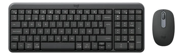 Combo Bluetooth Logitech Mk250, Teclado Y Mouse Compactos Mouse Negro Teclado Negro