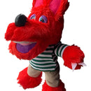 Peluche Lobo Aurelio Cheveroni- Club 10 Pantalón Pana Y Camisa Rayas Verdes