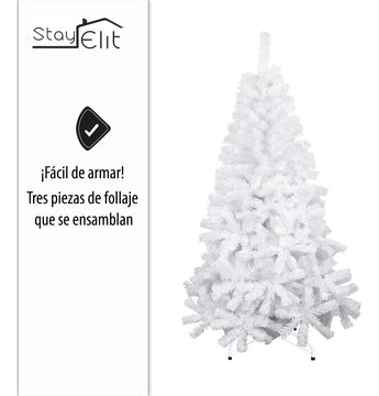 Árbol De Navidad Artificial Blanco 1.70 M Alta Calidad