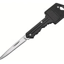 Cuchillo Supervivencia Navaja Táctica Camping Llave Llavero Negro