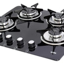 Estufa Continental Empotrar 4 Puestos Vidrio Templado 60×51 cm Gas Natural Modelo 5883