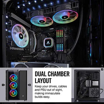 Corsair Crystal Series 680x Rgb Carcasa Inteligente Atx De V Black