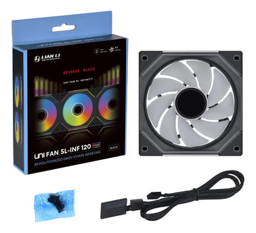 Lian Li Sl Infinity 120 Rslin120-1b - Hoja Inversa, Color Ne