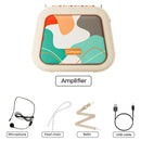 Amplificador De Voz Portátil Recargable Con Micrófono Profes Beige