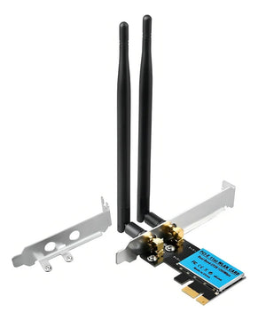 Tarjeta Wifi Doble Banda 2t2r 1200mbps Pci-e 11ac 2 Antenas