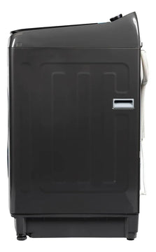 Lavadora Carga Superior 18 Kg Titanio Acero Inoxidable Midea Gris