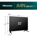 Hisense 32'' Pulgadas Smart Tv Hd 32a4n