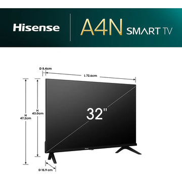 Hisense 32'' Pulgadas Smart Tv Hd 32a4n