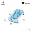Tina Bañera Plegable Para Bebé Color Azul Tina Bañera Plegab Tina Bañera Plegable Para Bebé
