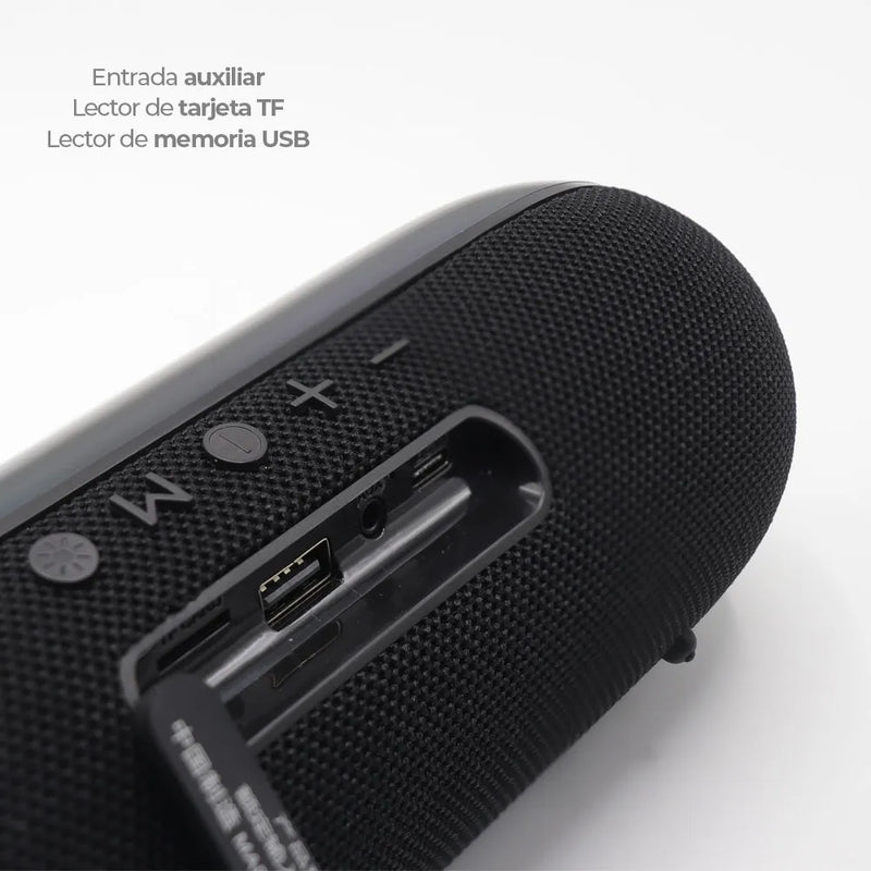 Parlante Bluetooth 10w Zidli - D2 Negro