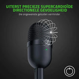 Micrófono Razer Seiren Mini USB para grabación profesional Color Negro