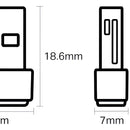 Placa De Red Usb Tp Link Archer T2u Wifi Nano Ac600 Dual Band