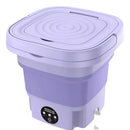 Mini Lavadora Portátil Lavadora World Morado