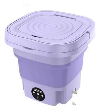 Mini Lavadora Portátil Lavadora World Morado