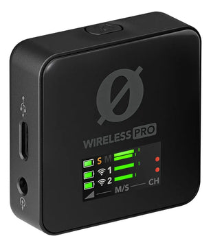 Micrófono Rode Wireless Pro Lapela para cámara de PC móvil Color Negro