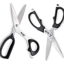 Juego De Tijeras De Cocina De Acero Inoxidable De 2 Piezas