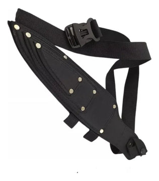 Funda Porta Cuchillos Y Chaira Para Cintura Negro