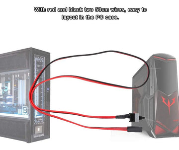 Interruptor Jumper Chasis De Ordenador Cable Interrupto...