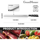 Grandmesser Cuchillo De Trinchar, Cuchillo De Rebanar De 12