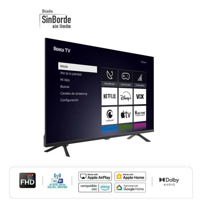 Televisor Smart Tv Hyundai 43 Pulgadas Pantalla Led Fhd