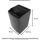 Nevera No Frost 317 Litros + Lavadora Automatica 13 Kg Gris
